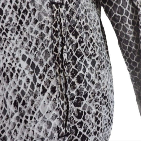 Chico’s Black and White Jacket XL (16) - Picture 2 of 7